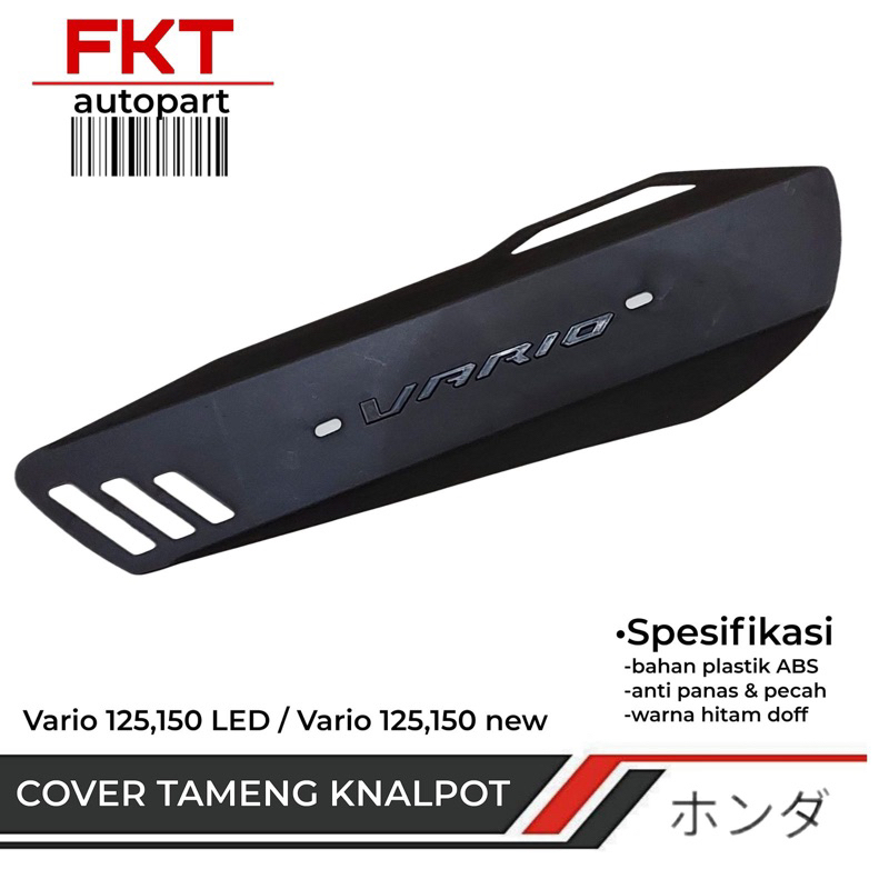 Cover Knalpot Motor Vario 125 New - Vario 150 New Tahun 2018 2019 2020 2021 2022