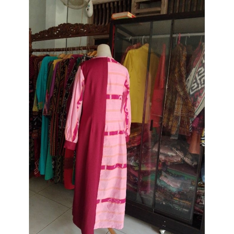 kain gamis tenun Troso