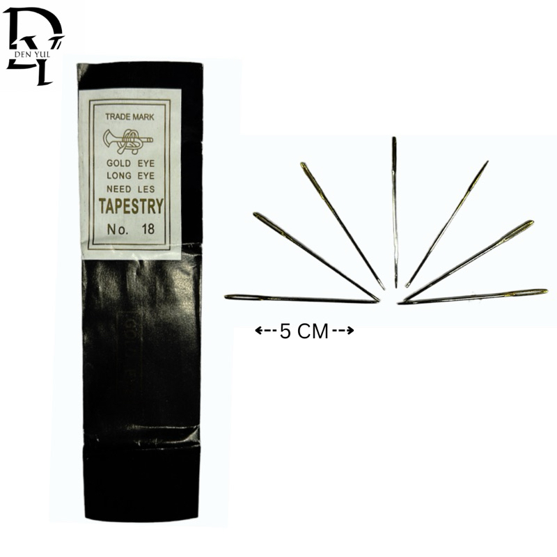 JARUM KRISTIK TUMPUL & TAJAM MERK TAPESTRY ORIGINAL