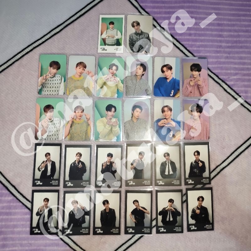 Dijual per set member (4 PC) 2PM Photocard PC POB Official Merch 15th Anniversary Concert &lt; It's 2PM &gt; Chansung Taecyeon Nichkhun Jun.K Wooyoung