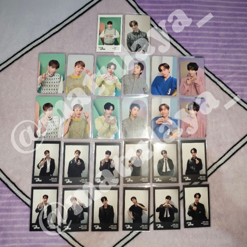Dijual per set member (4 PC) 2PM Photocard PC POB Official Merch 15th Anniversary Concert < It's 2PM
