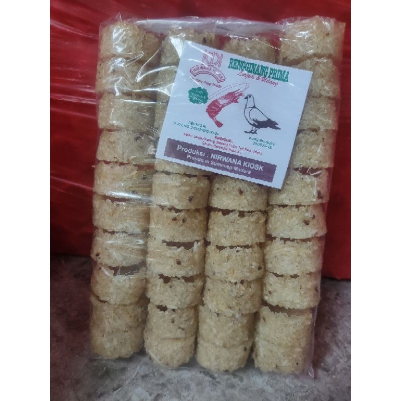

Rengginang lorjuk mini cap Merpati udang