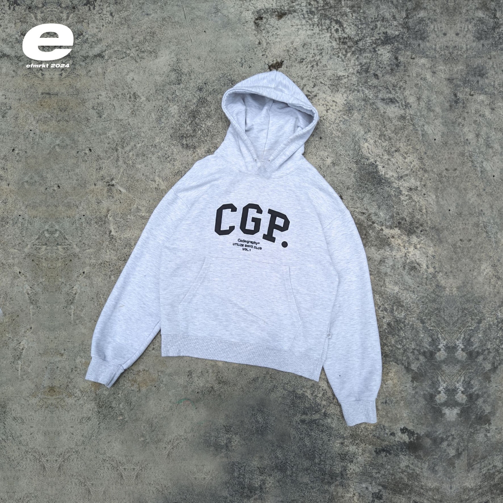 hoodie CGP codegraphy grey