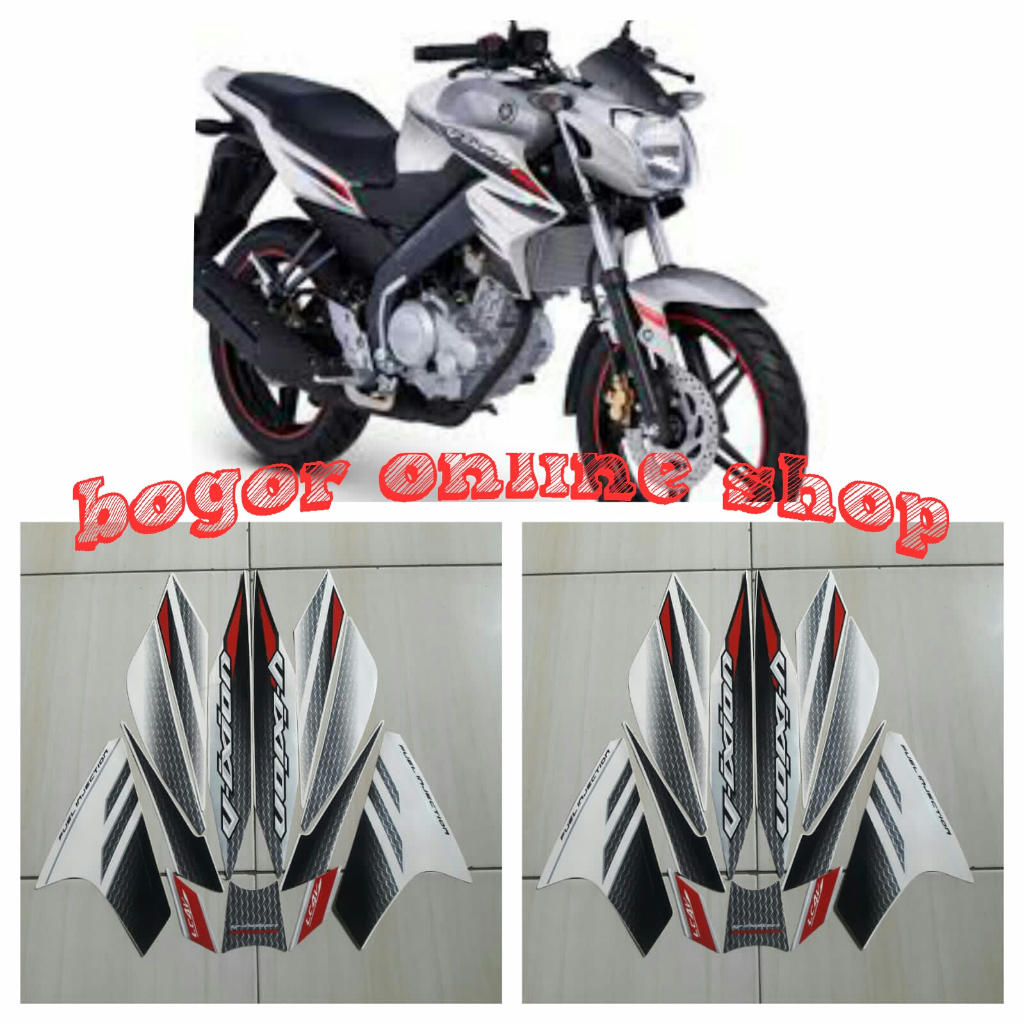 stiker body motor vixion new 2014 putih