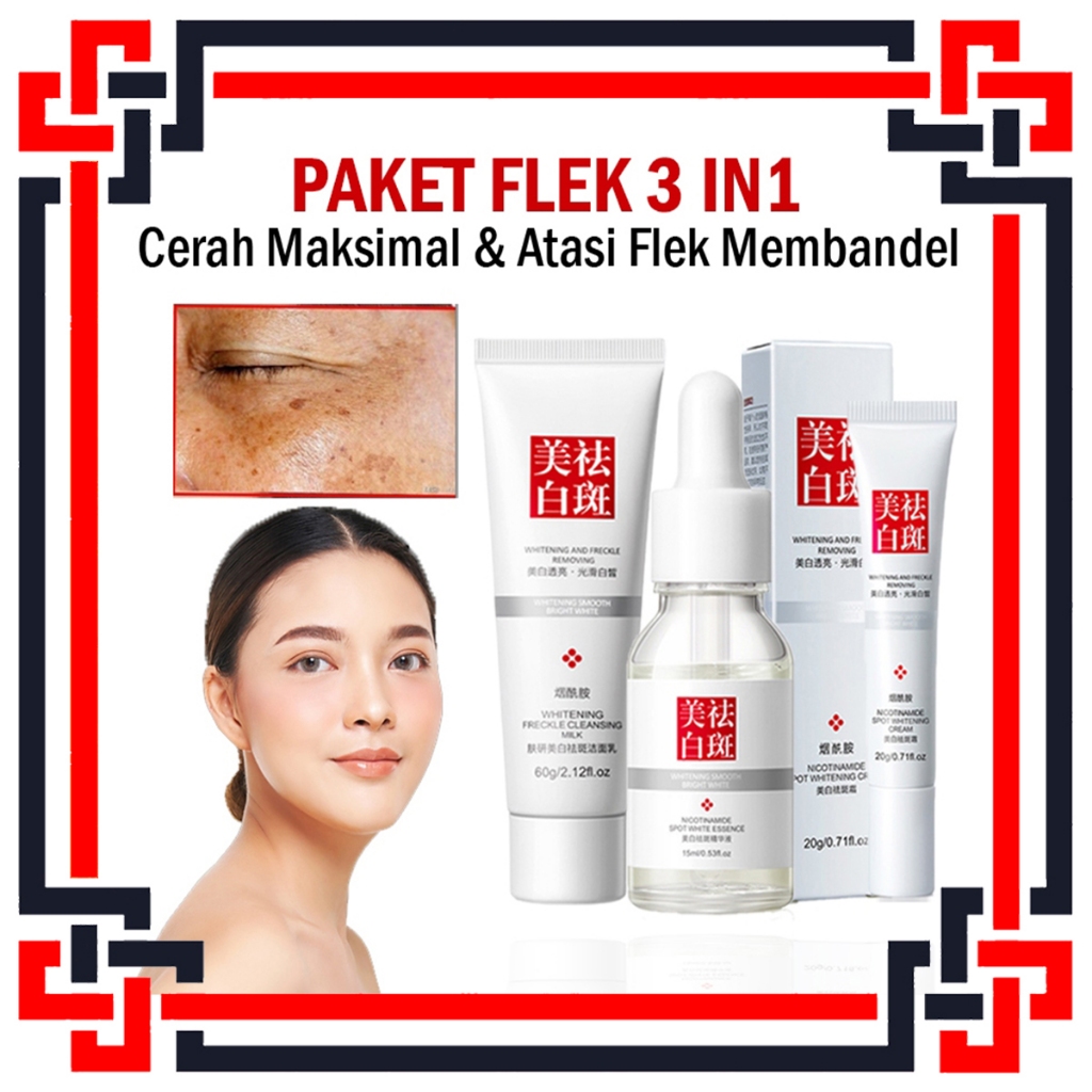 LS [ PAKETAN ] FUYAN Whitening 3in1 Paket Lengkap Fuyan Cream / Fuyan Facial Wash / Fuyan Serum Esse