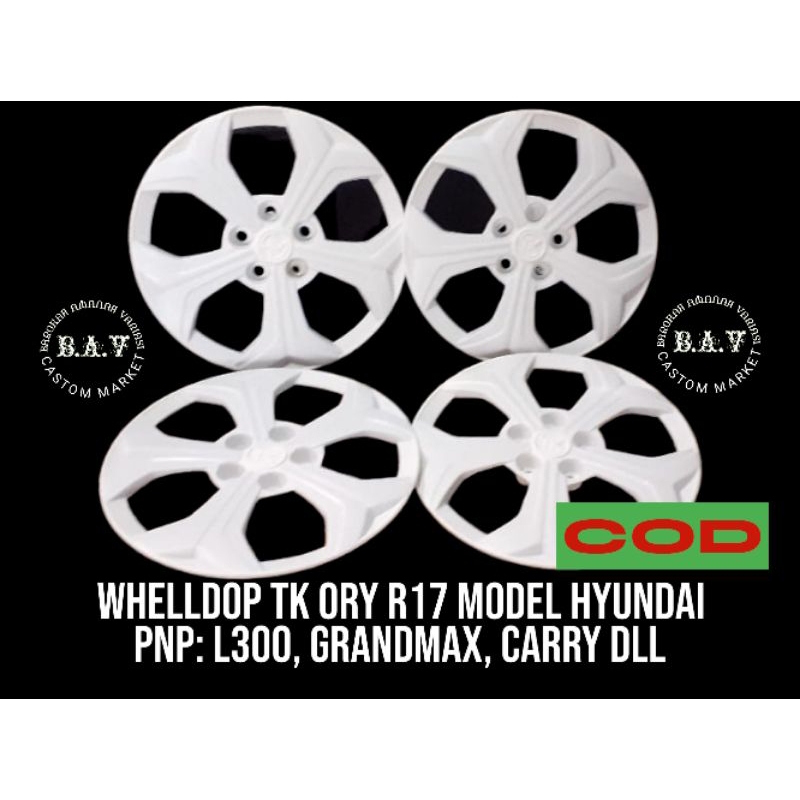 WHEELDOP TK R17 MODEL HYUNDAI PNP L300, GRAND MAX DLL