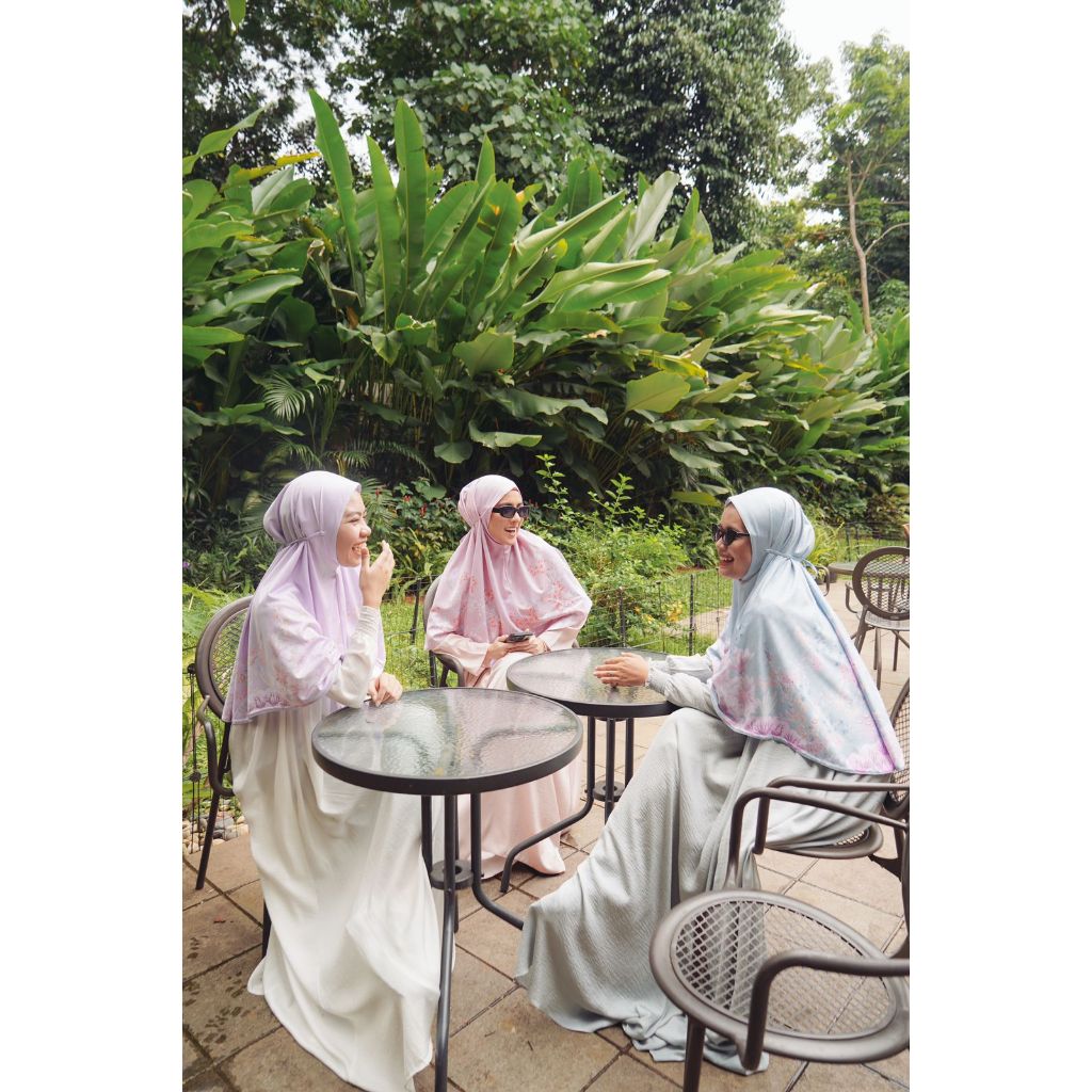 BERGO AURORA | Jilbab Instan Bergo Maryam | Instan Baiti Premium Printing | Khimar Syari