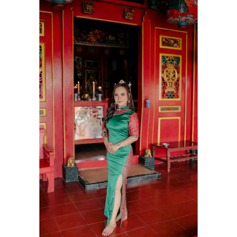 Preloved Dress Cheongsam/Qipao & aksesoris