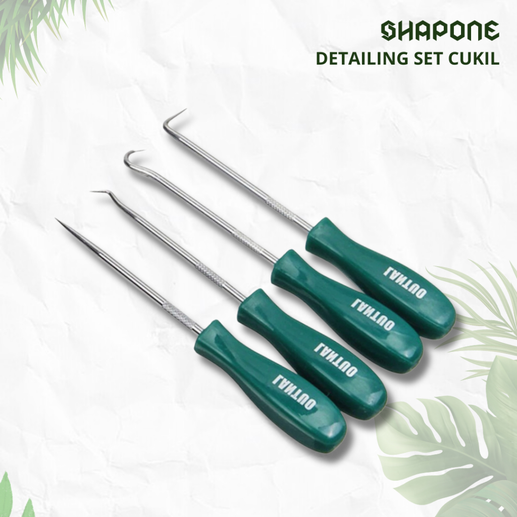 Detailing Set Alat Cukil Kotoran - Pencongkel Noda Outsole Sepatu Pembersih Outsole dan Midsole