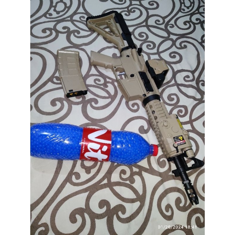 Pistol mainan WGB Bohan M4 CQG