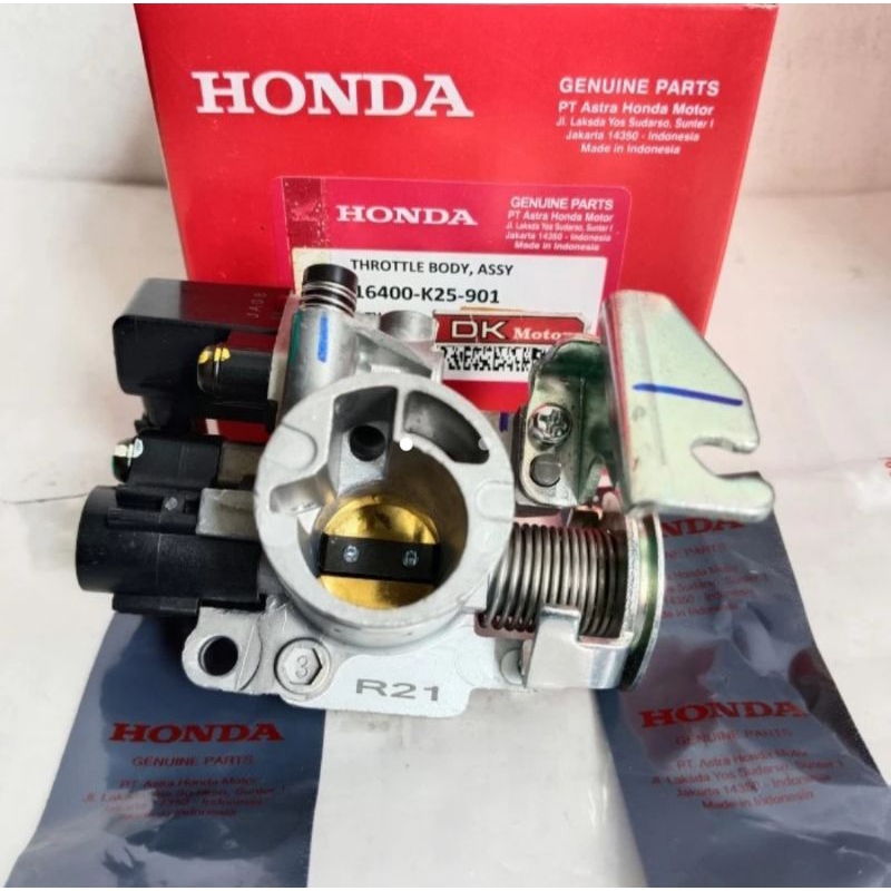 THROTLE THROTTLE BODY BEAT FI VARIO 110 FI SCOOPY SPACY FI NON LED STATER KASAR K25 KZL