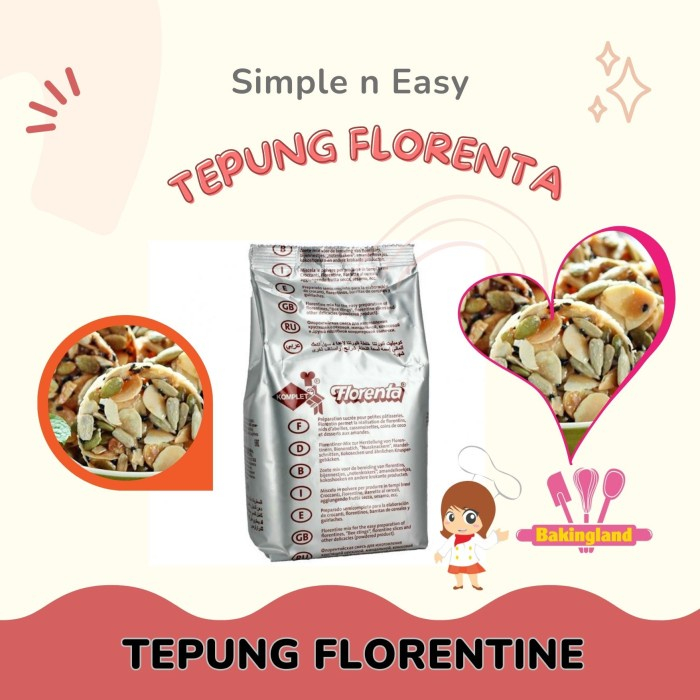 

[Big Sale] florenta tepung florentine premix kue 500gr