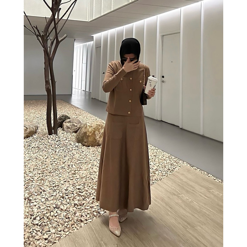 IMA SET SWEATER GONEGANI BROWNZEN