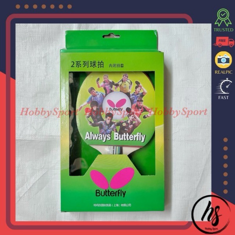Bat Pingpong Butterfly TBC 201 Box Bet Bad Ping Pong Tenis Meja Table