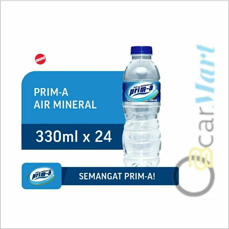 

[GSV] Air Mineral PRIMA Botol 330 ml Prim-A 1 Dus dari SOSRO