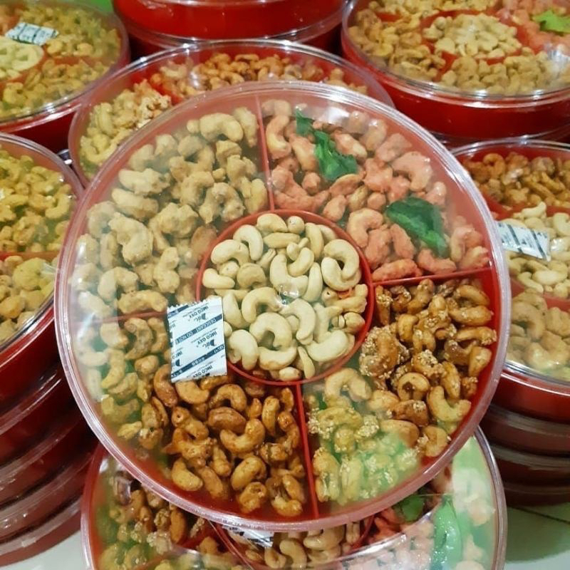 

Kacang Mede Tray 5 sekat Premium 1 kg