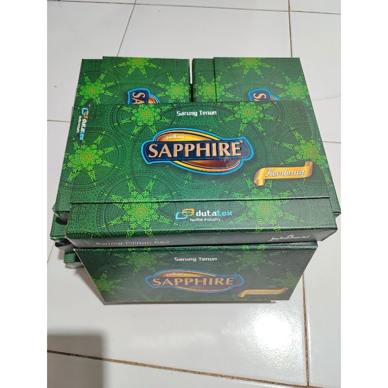 Sarung SAPPHIRE motif kembang spk