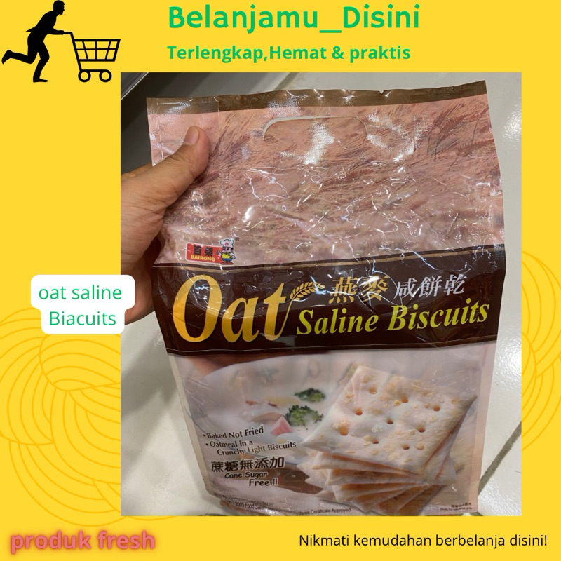 

Biskuit import Bairong oat/ chia seed/ grape & oat 400 gram