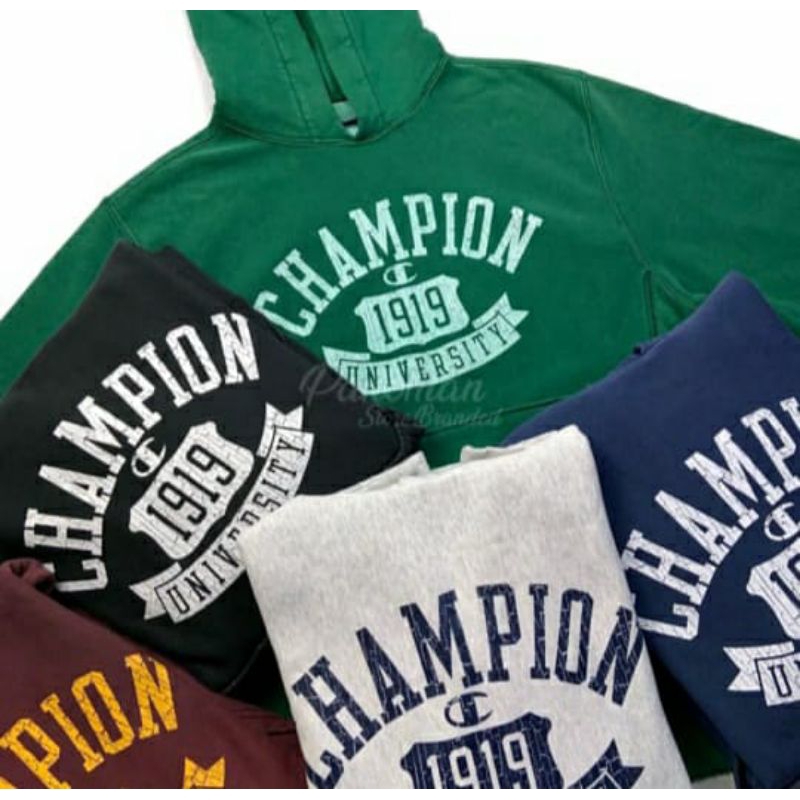 Hoodie champion Reverse weave hoodie, university 1919 logo