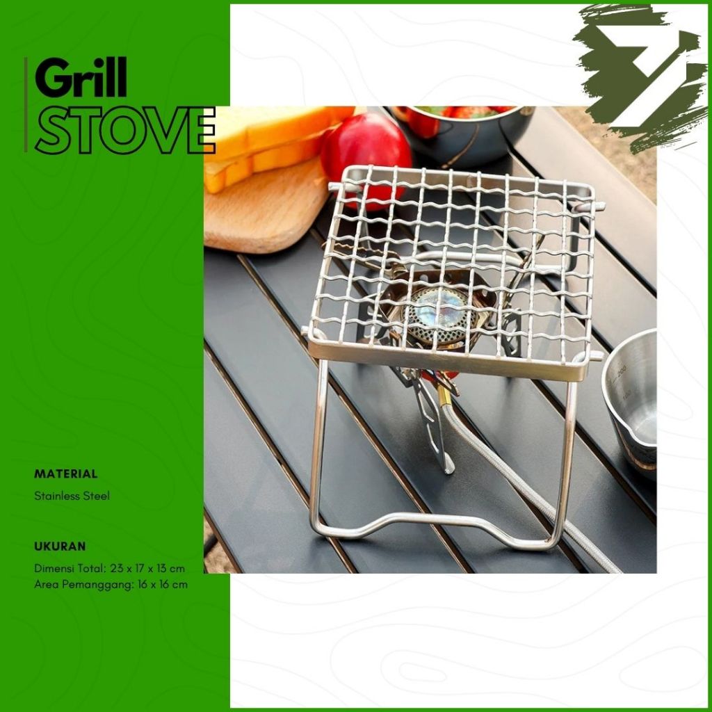 Grill Kompor Alat Panggang Lipat Portabel - Grill Stove Foldable