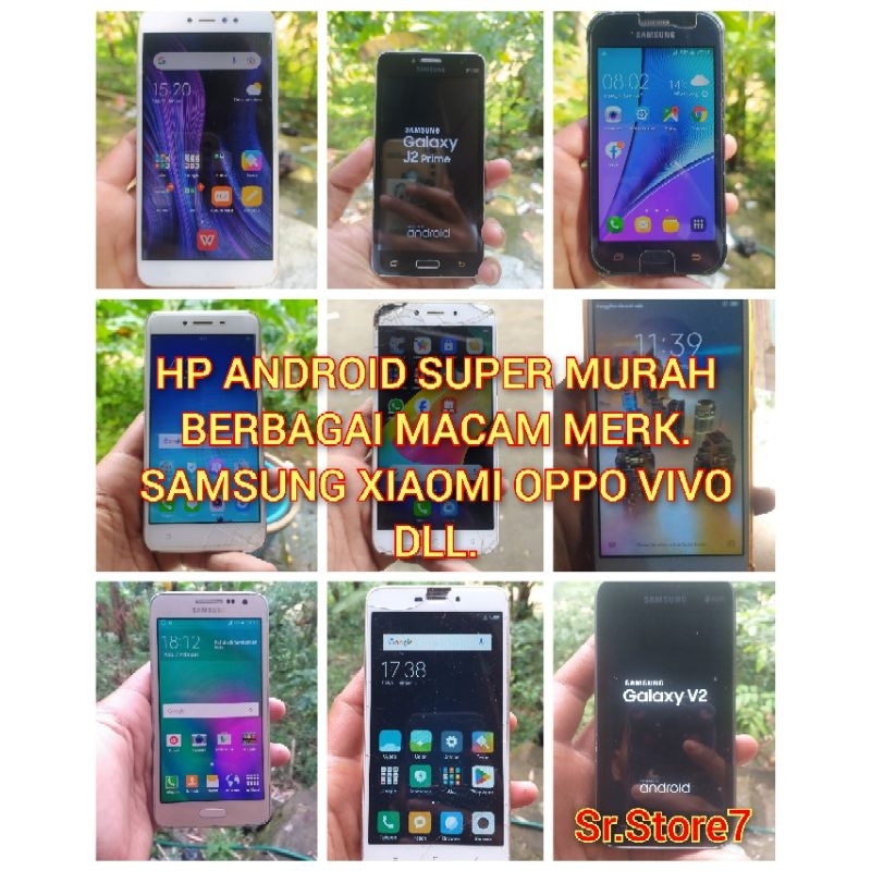 Hp Samsung J2 prime Second normal dan berbagai macam merk hp lain nya seperti oppo vivo xiaomi dll