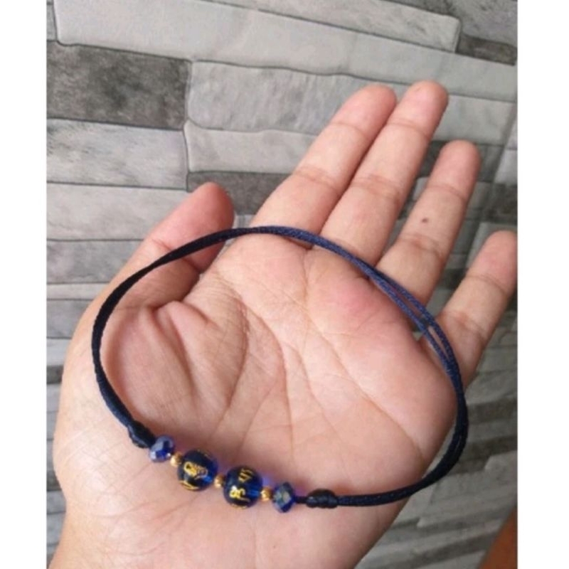 Gelang Tali Kaki Mix Giok Emas 3pc 0,2gram Semar Nusantara