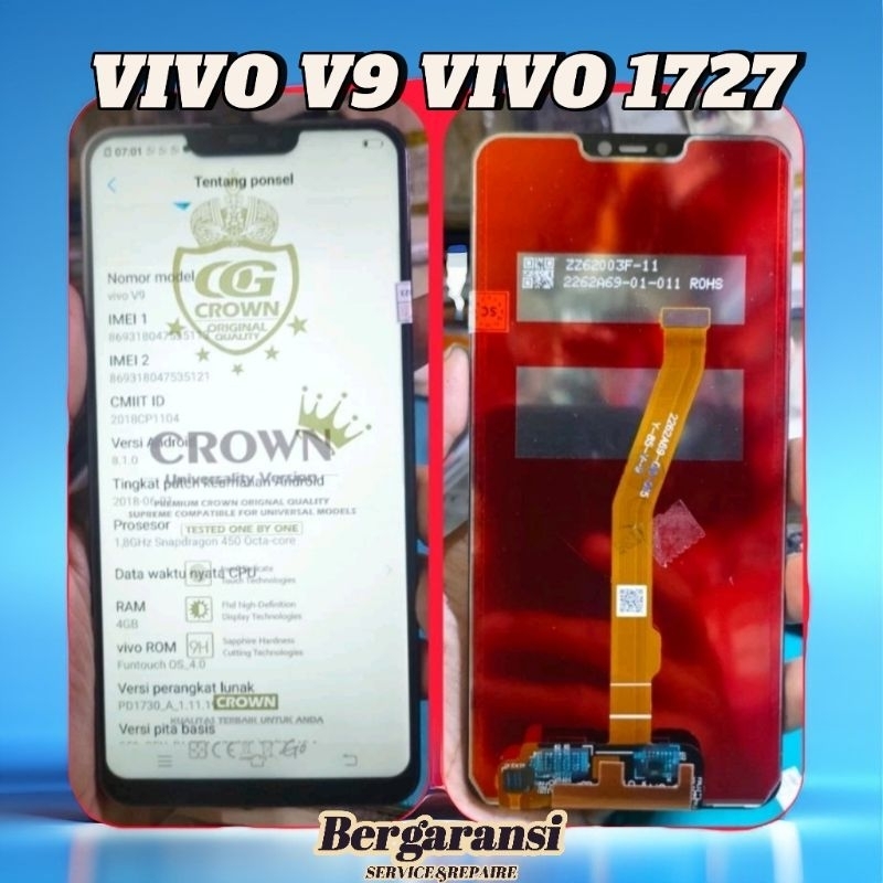 Lcd Touchsreen Ts Fulset Vivo V9 Vivo 1727