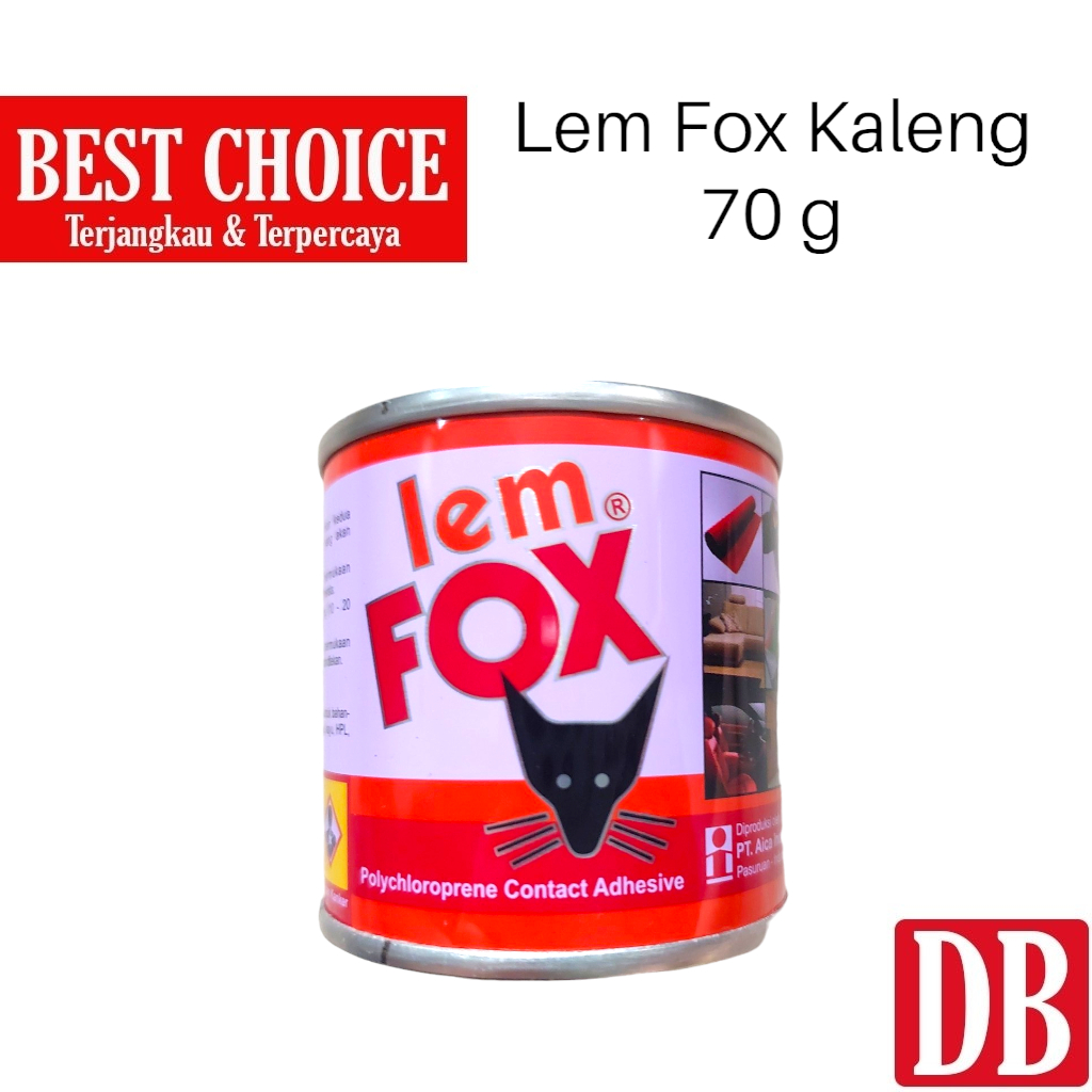 

Lem Fox / Lem Kuning / Lem Kayu Kaleng FOX 70gr