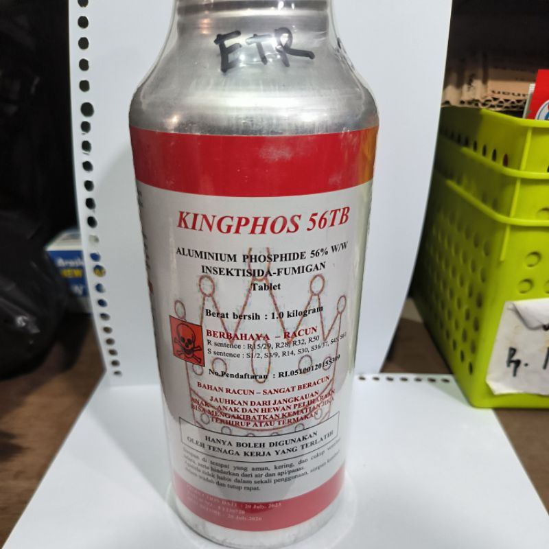 Eceran Tablet Kingphos 56 TB Obat Fumigasi Kutu Beras dan Biji per Butir