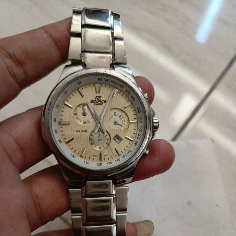 jam tangan original Edifice Casio Chronograph Preloved second bekas