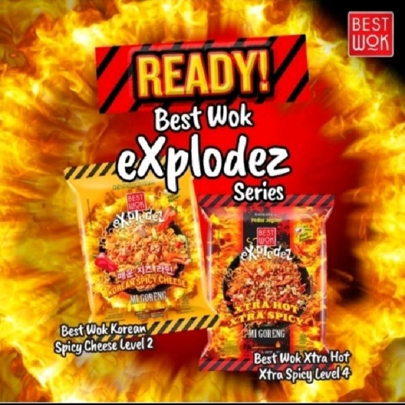 

mie best wok explodez isi 5 bgks