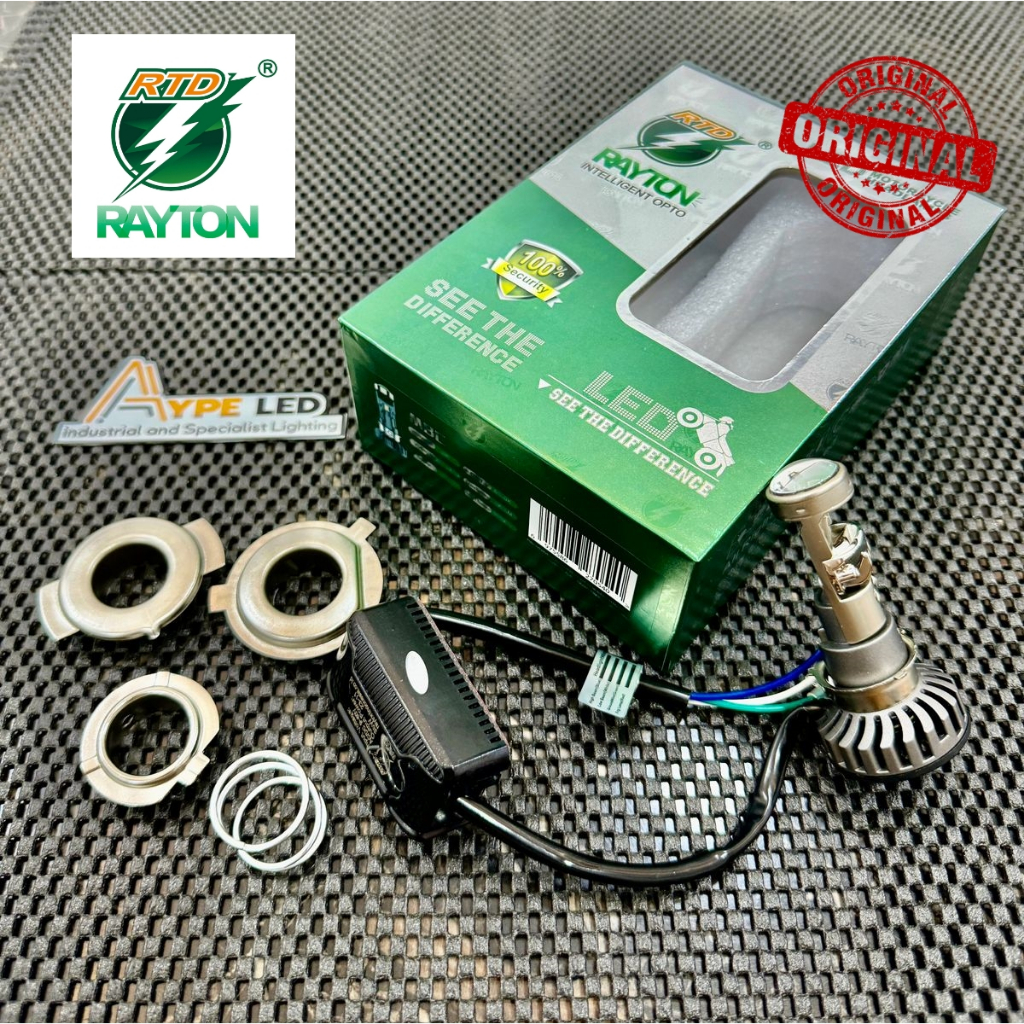 Lampu Utama H6 M8C Dan M9 RTD 43 WATT Original RTD rayton Lampu Depan H6 H4 H7 Motor Mobil Universal