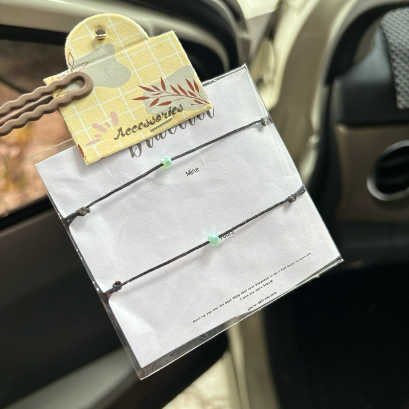 Gelang couple diamond tosca kecil / Gelang couple lucu / Gelang couple jogja