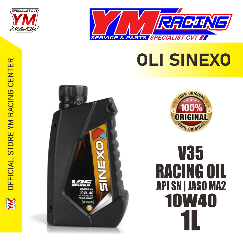 RACING OIL 1 LITER 10 W 40 V 35 SINEXO ( SINEXO ) OLI RACING SINEXO V35 10W40