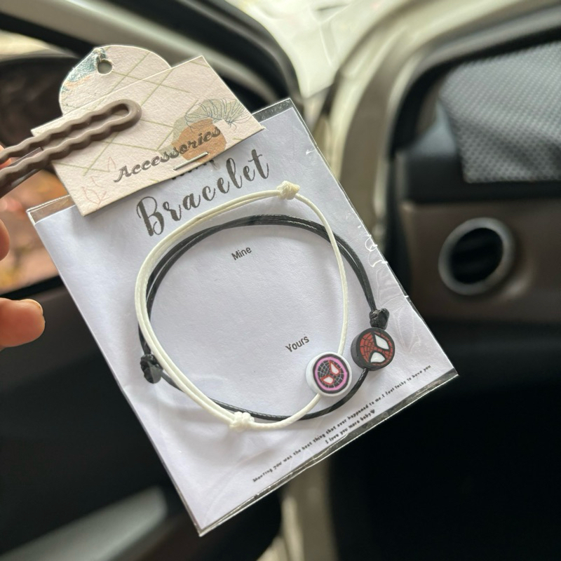 Gelang couple spiderman terbaru / Gelang couple spiderman murah