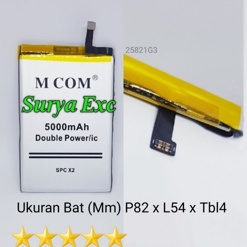 SPC X2 Baterai Spc X-2 Spcx2 Double IC Mcom Original