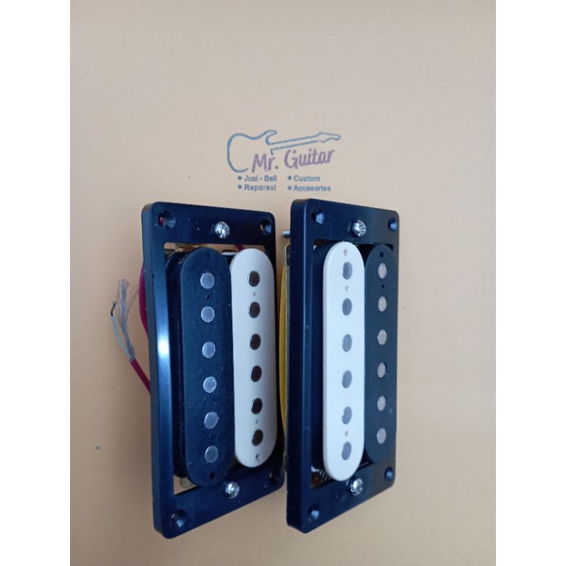 pickup / spull gitar elektrik hambucker zebra