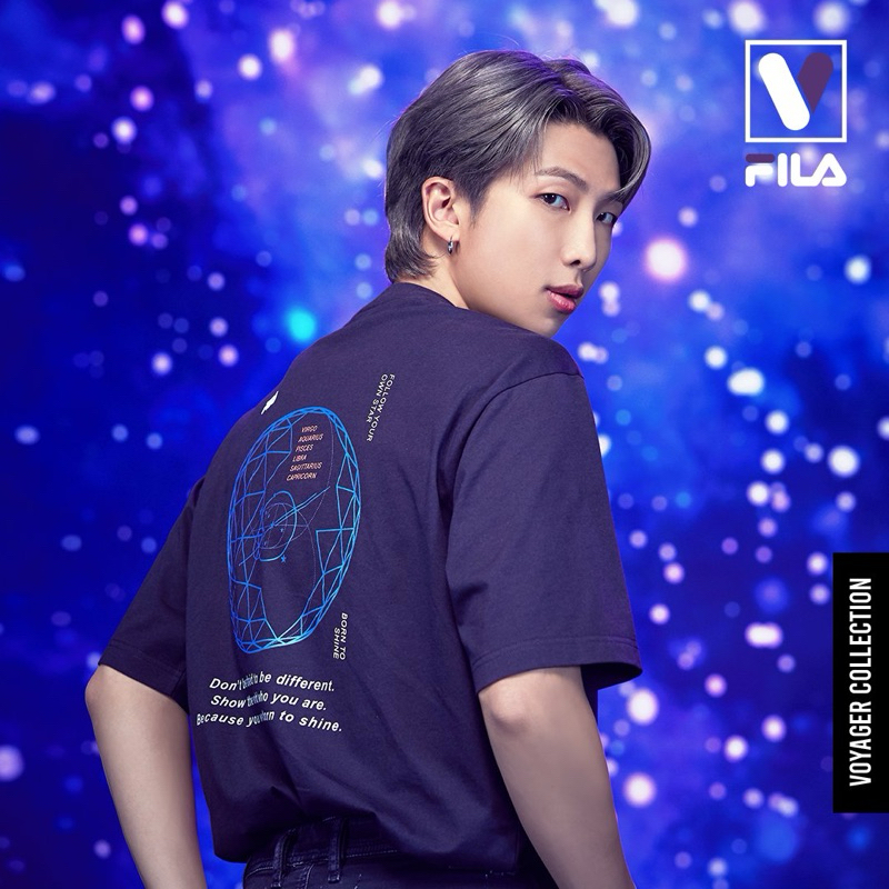 kaos fila voyager x bts andromeda size s