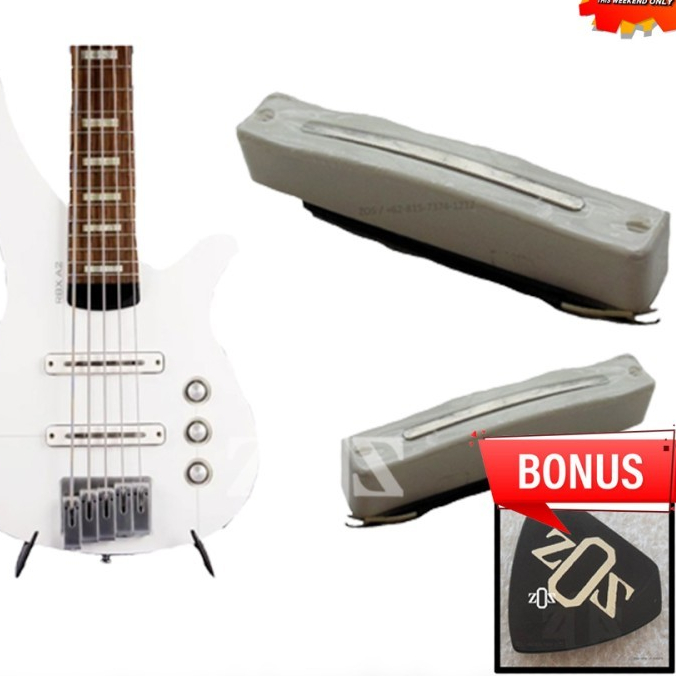 Pickup Bass Elektrik Electric Yamaha RBX5A2 White 5 String