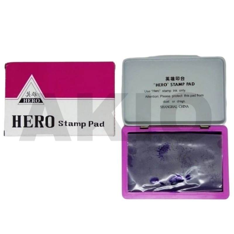 

Stempel HERO BESAR E1460 Bantalan Tempat Stampel Stamp Pad ( Tinta Violet )