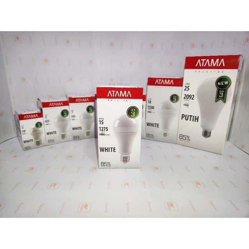 Lampu LED BULB ATAMA PRESTIGE Tipe 15 GEN 3 (NEW) Putih