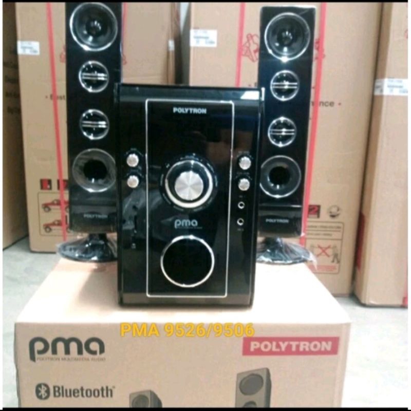 Speaker Aktif Polytron PMA 9526 /9506 Bluetooth Radio Active Speaker Polytron Garansi Resmi
