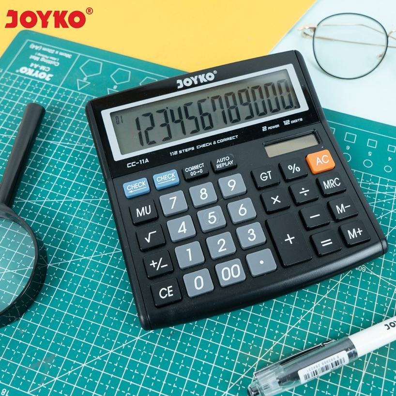 

Joyko Calculator CC-11A Kalkulator Dagang Kalkulator Besar 12 Digit