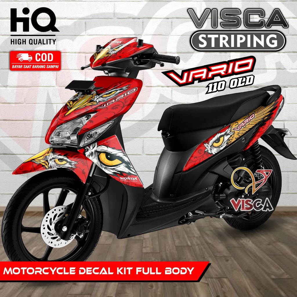 Decal Vario 110 Karbu Full Body - Stiker Vario 110 Karbu Full Body - Dekal Vario 110 Lama - Striping