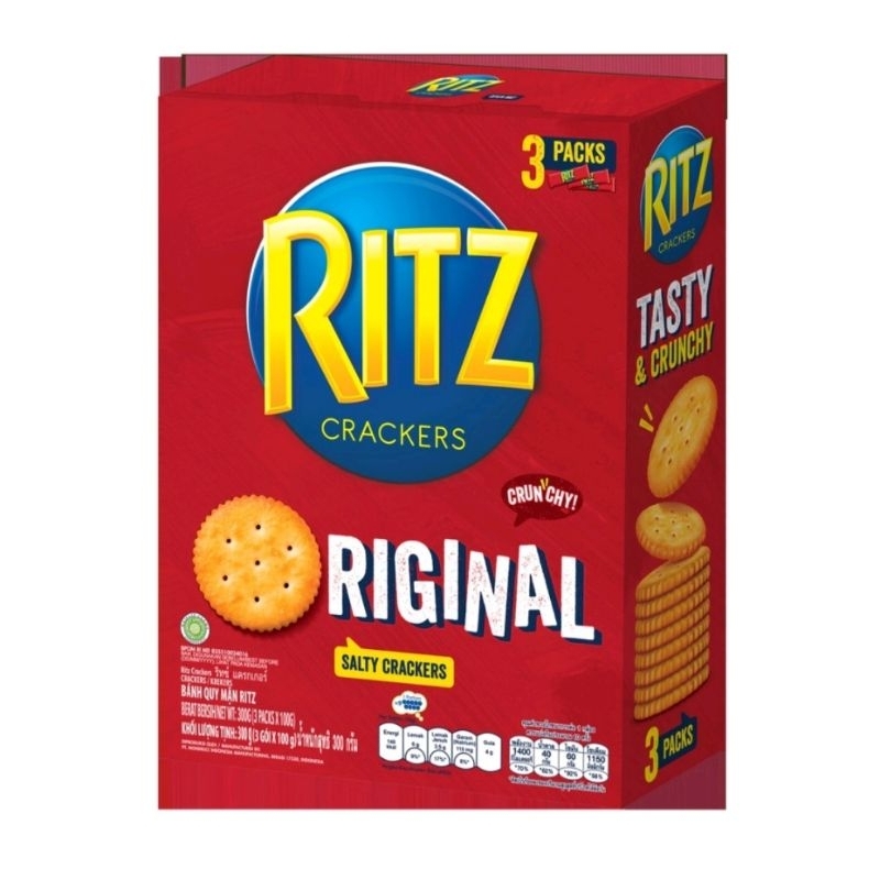 

CHUN - RITZ CRACKERS ORIGINAL 1PACK ISI 3BUNGKUS (3×100gr) EXP NOVEMBER 2025