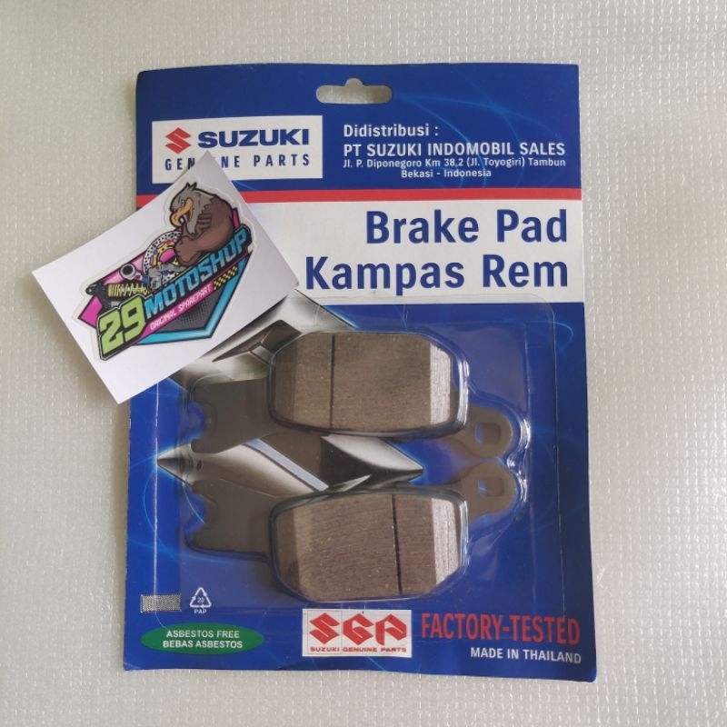 Kampas Rem Belakang Satria Fu Fi Injeksi Original SGP
