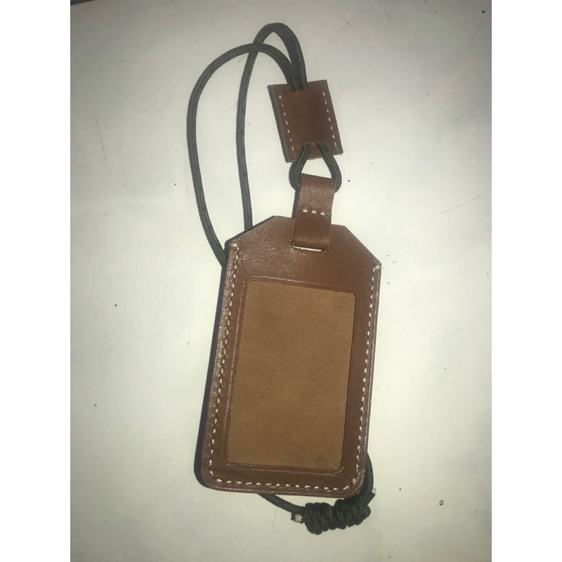 

Dekarmion Leather Id Card Holder kulit/ lanyard / Name Tag