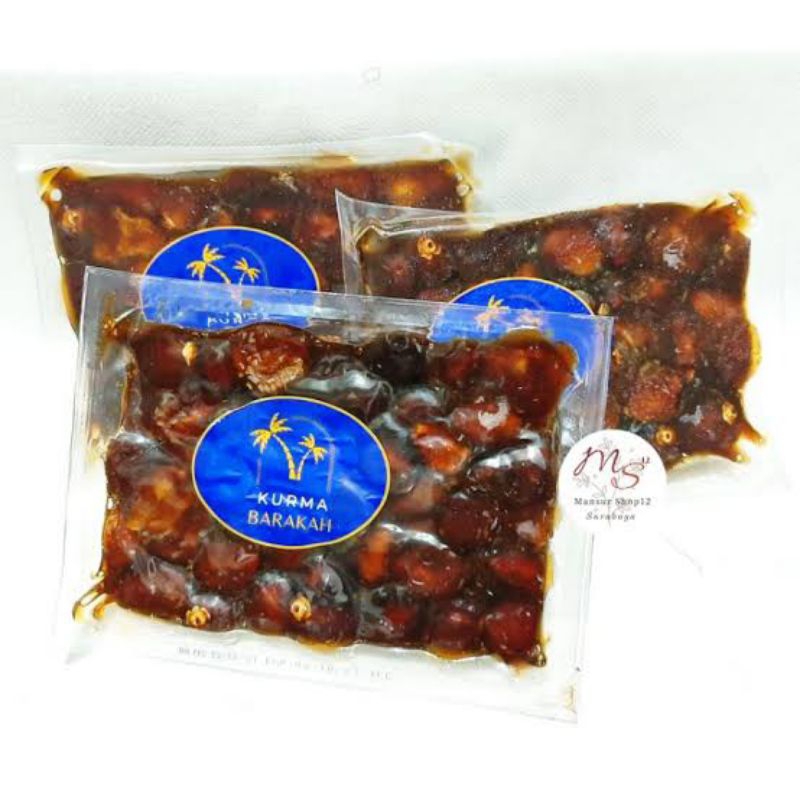 Kurma Madu Barhee Vacum 1kg Lembut Dan Basah