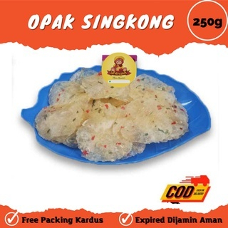 

Opak Singkong Mentah 250gram / Kecimpring Rasa Cabai dan Original