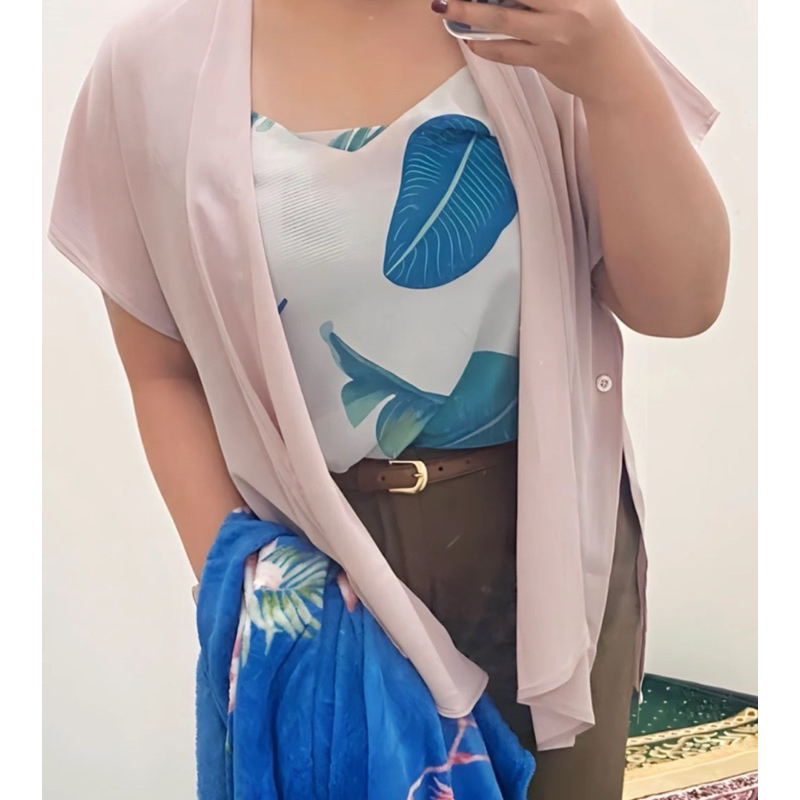 Naya outer - Oversize Outer / Outer Wanita / Atasan Wanita / Outer Short Sleeve / Outer Jumbo / Oute